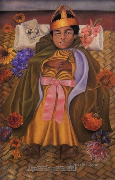 Frida Kahlo Painting - La fallecida Dimas feminismo Frida Kahlo